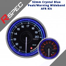 R-SPEC 52mm Crystal Peak/Warning Wideband AFR Kit High Quality Car Gauge